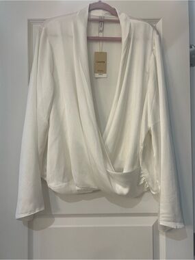 Mango Cream Blouse with Tag